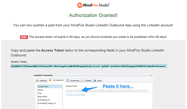 Authorize MindFire to access your LinkedIn account