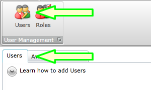 Users Icon and Users Tab