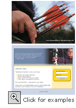 Example of a Direct Mail and a Landing Page